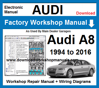 Audi A8 Service Repair Workshop Manual